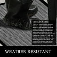 thumbnail image 3 of A1HC Indoor Outdoor Mat, Front and Back Entrance Welcome Mats, Large Front Door Patio Mats 36X60 Inches, Non-Slip Easy Clean Entrance Washable Large Size Doormats, Dark Grey, 3 of 9