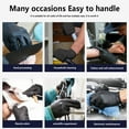 thumbnail image 6 of Lieonvis 100Pcs Disposable Black Nitrile Gloves,Nitrile Industrial Gloves,Extra Strength Latex & Powder Free,Textured Fingertips Gloves,M,L,XL, 6 of 11