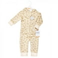 thumbnail image 2 of Hudson Baby Unisex Baby Plush Jumpsuits, Giraffe, 3-6 Months, 2 of 2