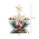 thumbnail image 3 of Candelero Candelabros de Navidad decoración de hierro duradero para manualidades de mesa casera (copos de nieve) Likrtyny Libre de BPA, 3 of 6