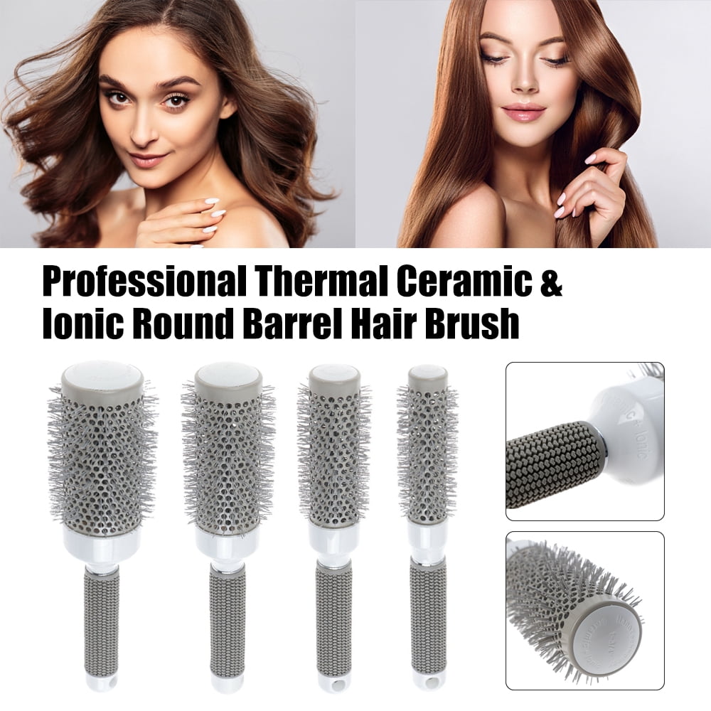 Ceramic Ionic Round Barrel Hair Brush,Roller Hairbrush for Blow Drying