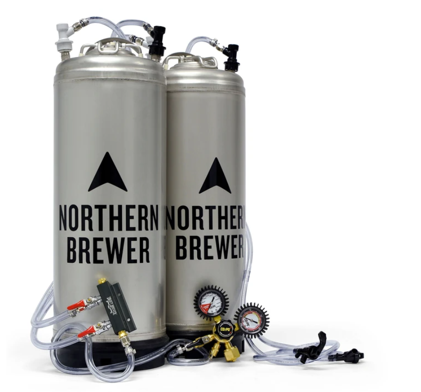 NorthernBrewer Home Brew Keg Beer System w/ Two Cornelius (Corny) Ball
