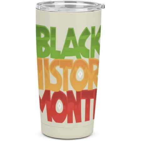 

Black History Month Insulated Tumblers Stainless Steel Water Bottle Travel Coffee Mug Car Cup for Hot and Cold Drinks