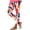 #0426-Orange, variant on Womens Pants High Waist Cocktail Glass Striped Print Full Length Plain Detail Relaxed Fit Pants Beach Resort Four Way Stretch Flow Pants for Women Gift