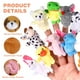 thumbnail image 4 of Juego de 16 marionetas de peluche para dedos, animales, miembros de la familia, juguetes para niños, hora del cuento, juego (patrón aleatorio), 4 of 6