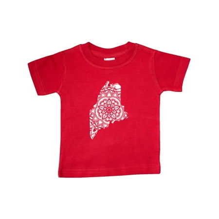 

Inktastic Maine Silhouette Mandala Gift Baby Boy or Baby Girl T-Shirt