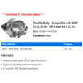 thumbnail image 2 of Throttle Body - Compatible with 2009 - 2012, 2014 - 2015 Audi R8 4.2L V8 2010 2011, 2 of 2
