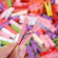 thumbnail image 3 of OUNONA 100pcs 3.5cm Mini Wooden Photo Clips Clothespins for DIY Decorations, 3 of 6