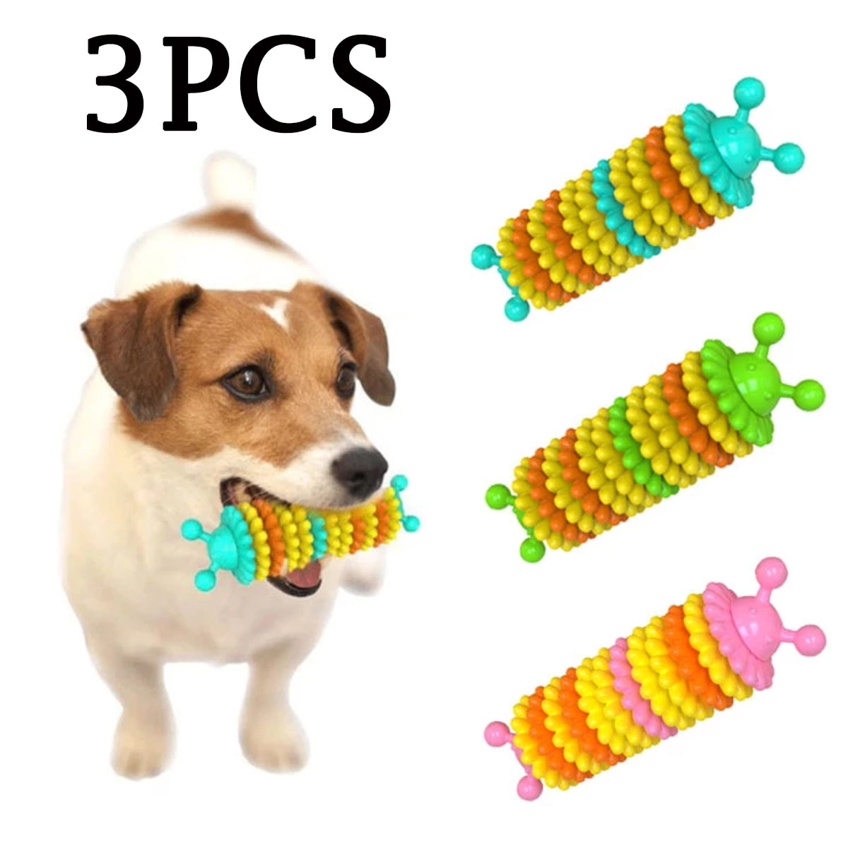 3Packs Dog Chew Bone Toy for Aggressive Chewers Especially Chewy