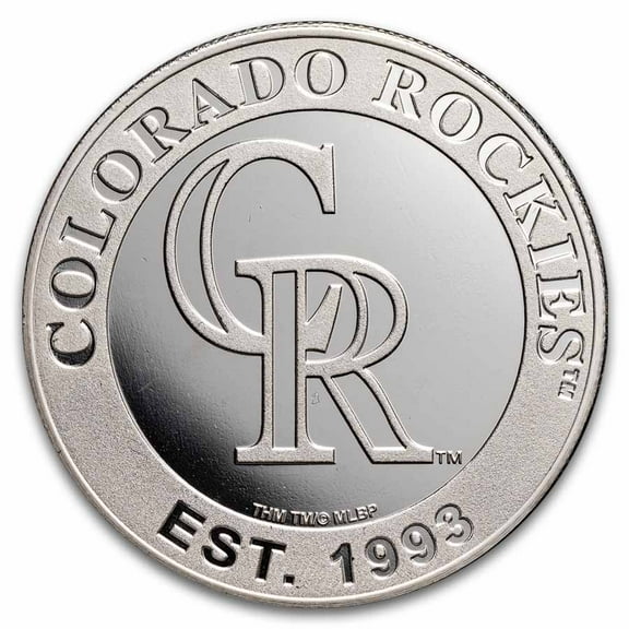 MLB Colorado Rockies 1 oz Silver Round