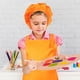 thumbnail image 3 of 1 juego de delantal de chef para niños, delantal de cocina con correas ajustables para niños y niñas, ideal para cocinar, hornear y pintar., 3 of 7