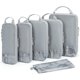 thumbnail image 1 of Juego de 6 cubos de compresión para viajes, bolsas ligeras organizadoras de equipaje, bolsas duraderas para ahorrar espacio, artículos esenciales de viaje, 1 of 6
