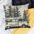 thumbnail image 2 of SHANXI Camper Throw Pillow Cover,Happy Camping Pillow Cover All Season,RV Inside Decor Duvet Cushion Cover,Camper Accessories for Travel Trailers 12x12in, 2 of 5