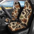 thumbnail image 2 of HUISEFOR 4 Pcs Camo Duck Car Seat Covers Full Set Comfortable Soft Elastic, All‑Season Protection, Cars Accessories, Front and Back Seat Covers Protectors, Fit for Most Cars SUVs, 2 of 7