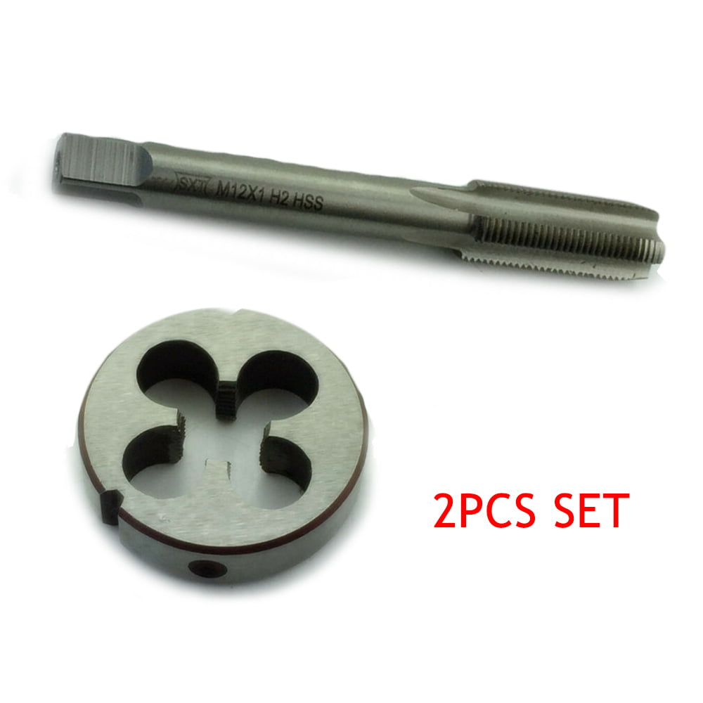Details about  / 1 set M12×1.0 mm right-hand machines Plug Tap and Die Thread Tools M12*1mm