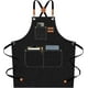 thumbnail image 1 of Delantal de lona Apron AFUN Chef para hombre y mujer, color negro, 1 of 7