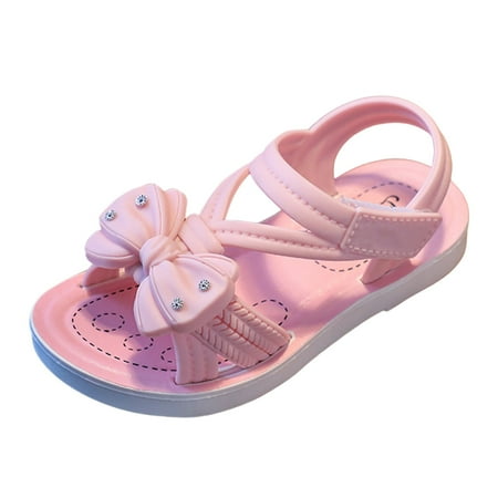 

JLFKNG Fashion Infants Girls Sandals Casual Flat Flower Embroideried Opened Toe Sandals Suitable For Daily Wear