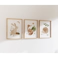 thumbnail image 3 of Nemo and Her Woodland Nursery Art Print Set of 4, Nursery Wall Art Decor, Picture Frames and Cute Animals Prints for Kids Playroom Decoration, 3 of 9