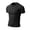 ZA-Black t-shirts for men, variant on Mens T-Shirts Slim Fit Ribbed Knit Henley Shirts Raglan Short Sleeve Button Placket Tees Soft Stretchy Casual Daily Workout Tee for Men