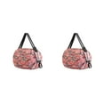 thumbnail image 2 of maskred Space-saving Foldable Storage Bags Items Organized On Go Polyester Shopping Bag For Travel Beach Bag Handbag Waterproof pink camouflage 2Set, 2 of 6