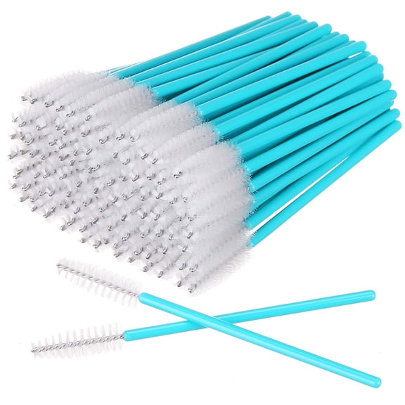 100 Pack Disposable Eyelash Mascara Brushes Eyelash Brush Wands Applicator Makeup KitsC