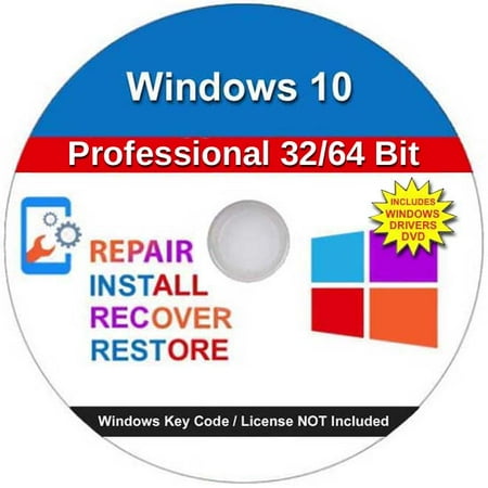 Windows 10 Professional 32/64 bit Repair Recover Install Restore DVD & 2019 (Best Antivirus For Windows 8.1 2019)