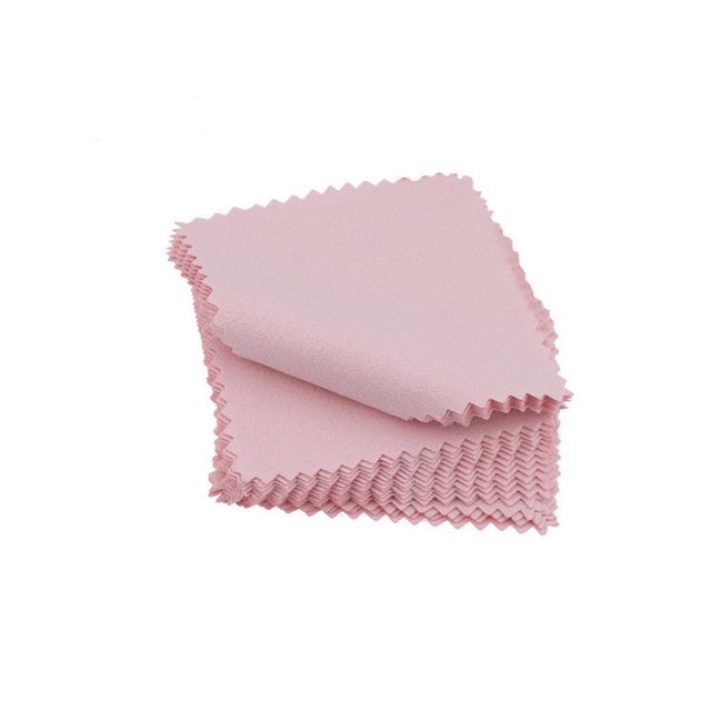 Matsuzay 100 piezas de tela para pulir joyas, reemplazo portátil, anillo Universal, pendiente, tobillera, paños de limpieza, accesorios Suministros de limpieza para el hogar