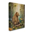 thumbnail image 4 of Stupell Industries Bear in Magical Forest Animals & Insects Painting Gallery Wrapped Canvas Art Print Wall Art, 30 x 40, 4 of 8