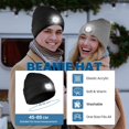 thumbnail image 3 of Yirtree LED Beanie Hat with Light, Rechargeable Headlamp Cap, Unisex Winter Warm Knitted Hats, Headlight Flashlight for Running Hiking Camping,Tech Gifts for Men Women, 3 of 8