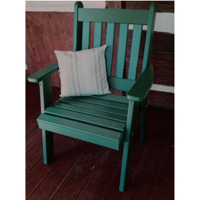 A &amp; L Furniture Traditional Poly Recycled Plastic Outdoor Dining Chair