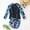 Blue, variant on RTKFRFL Toddler Girl Swimsuit 2 Piece Long Sleeves Rash Guard Athletic Swim Aztec Tankini Sets Beachwear Swimwear Bathing Suit