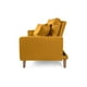 thumbnail image 2 of Sofá Cama De Lino Mostaza Modelo Encore, 2 of 8