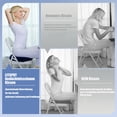 thumbnail image 4 of Donut cushion orthopedic seat cushion, hemorrhoid seat ring, has a pain-reducing effect, also for coccyx relief for cars, sofas, offices and wheelchairs, blue, 4 of 5
