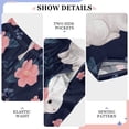 thumbnail image 4 of Cute Rabbit with Flowers Pattern Pajama Pants Soft Lightweight Lounge Pants Bottoms Sleep Pants Warm Comfy, 4 of 9