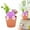 Light Violet, variant on Easter Flower Pot Decor, Easter Table Centerpiece. Artificial Flower with Plush Bunny Tail, Spring Artificial Flowers Tabletop Decorations for Egg Hunt Party Decor Purple