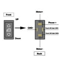 HMOONORY 12V 24V Dc Universal Car Power Window Switch Lamp 6 Pin 20A On hmoonory-12v-24v-dc-universal-car-power-window-switch-lamp-6-pin-20a-on