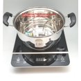 thumbnail image 5 of Sunwealth stainless steel 4.44 quart induction Soup pot with glass lid 21.5x12cm, 5 of 5