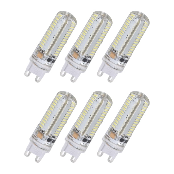 Bombilla, 6 piezas G9 Bombillas de silicona Bombilla de silicona Bombilla LED de primera línea