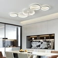 thumbnail image 4 of Garwarm Ceiling Fans with Lights and Remote, 39 in Low Profile Ceiling Fan With Light Dimmable LED 57W Ceiling Fan ,Mute 6 Speeds & 3 Color Temperature Flush Mount Ceiling Fans For Bedroom, 4 of 14