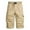 Khaki-02, variant on VIPOIN Below The Knee Shorts for Men Belted Classic Fit Multi Pockets Long Cargo Shorts for Men Casual Hiking Shorts