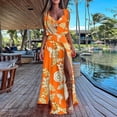 thumbnail image 1 of Levmjia Robes Maxi d'Été pour Femmes 2024 Décontractées à Col en V Sans Manches et Ensemble Jupe et sous-Vêtements Robe Tendance pour Femme, 1 of 5