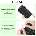 thumbnail image 4 of Black White Halloween Symbol Pattern Dish Drying Mat for Kitchen 1 Pack, Ultra Absorbent Microfiber Dishes Drainer Mats,18"x24", 4 of 4