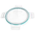 thumbnail image 1 of Tapa Snapware 7201R-PC hermética para recipiente de vidrio de 4 tazas, junta verde agua, 1 of 9