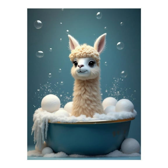 Diamond Art Kit for Adults, Cute Alpaca Sand Print No.31 Diamond Painting for Adults Beginners, 5D DIY Diamond Art Painting Kits, Colorful Diamond Painting Craft for Home Decor 12x16