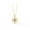 Gold Vermeil, variant on 5MM Round Shape Ethiopian Opal 925 Sterling Silver Solitaire Snowflake Minimalist Christmas Pendant Necklace Jewelry, Silver