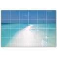 thumbnail image 1 of Picture-Tiles.com: Beach Ceramic Tile Wall Mural WAL500063-64XL. 72"W x 48"H using (24) 12" x 12" Ceramic Tiles-Satin Finish, 1 of 3