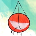 thumbnail image 3 of 42.5"/108cm Kayak Boat Wind Sail Canoe Sup Paddle Board Sail with Clear Window Fishing Rowing Boat Inflatable Outboard Drifting (Red), 3 of 8
