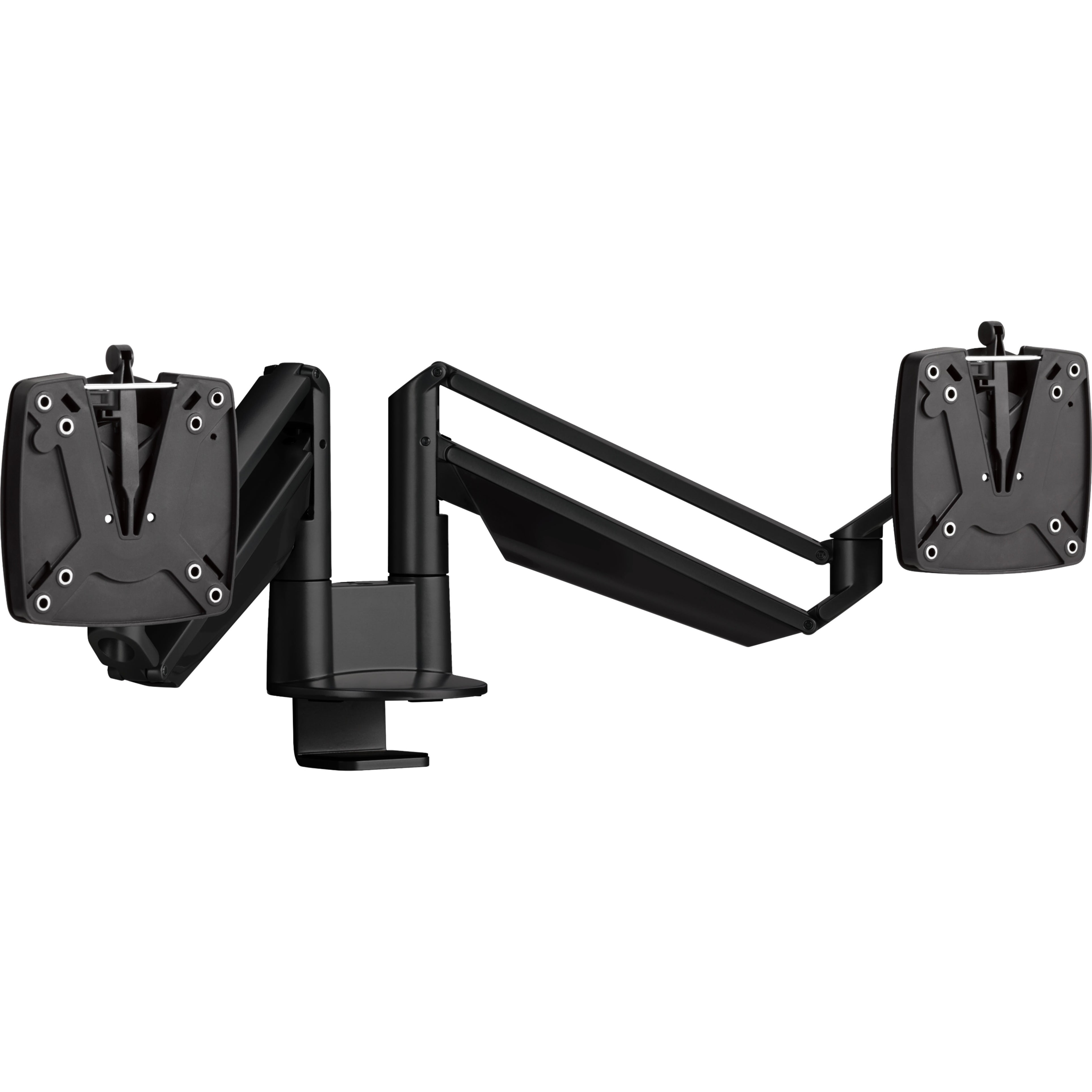 Novus CLU Duo Monitor Arm Set, Easy Alignment for Side-By-Side Viewing, 3-in-1 Mount, Fast Installation, Black