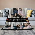 thumbnail image 4 of Custom Blanket with Picture Text Personalized Photos Blanket Gifts for Adult Kid Girlfriend Boyfriend Christmas Halloween Fathers Mothers Valentines Day, 4 of 6