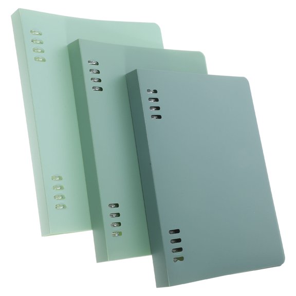 Raindrops 3-Piece Loose-Leaf Binder and Notebook Cover Set for School, Office, and Budget Organization